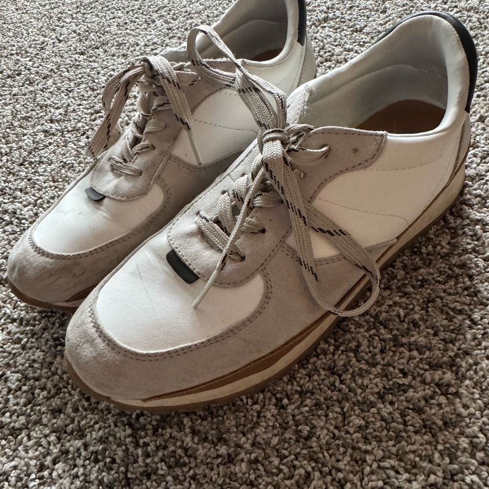 Universal Thread Cream and Gray Sneakers